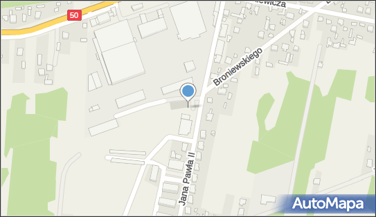 Paczkomat InPost OWK01BAPP, Jana Pawła II 4G, Ostrówek 07-132