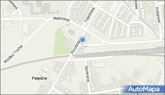 Paczkomat InPost PAD01HP, Kolejowa 1, Palędzie 62-069