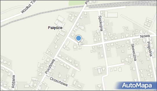 Paczkomat InPost PAD01M, Nowa 3, Palędzie 62-069
