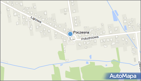 Paczkomat InPost PCN01M, Łąkowa 1, Poczesna 42-262