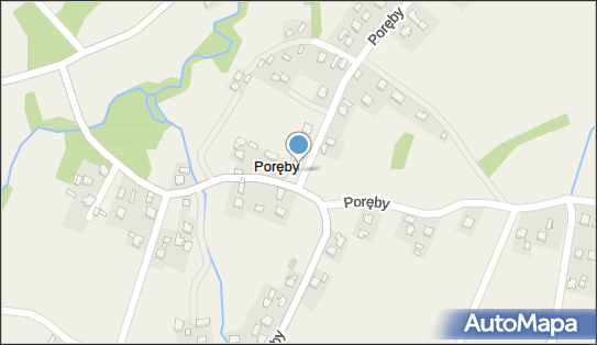 Paczkomat InPost PEB01M, Poręby 92B, Poręby 38-460