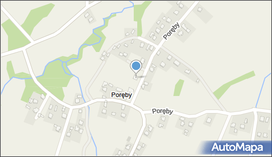 Paczkomat InPost PEB01M, Poręby 92B, Poręby 38-460