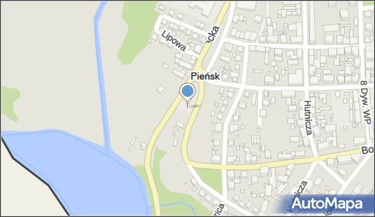 Paczkomat InPost PES01A, Dąbrowskiego 8, Pieńsk 59-930