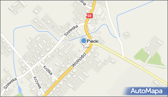 Paczkomat InPost PIC01HP, Wolności 4, Piecki 11-710