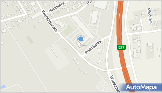 Paczkomat InPost PLN07M, Warszawska 59, Płońsk 09-100