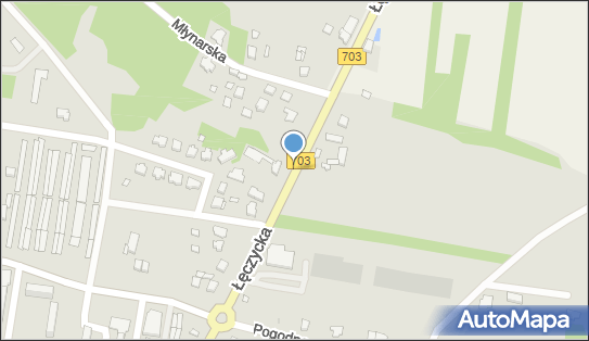Paczkomat InPost POD01BAPP, Łęczycka 48, Poddębice 99-200