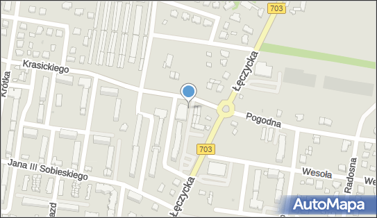 Paczkomat InPost POD01M, Krasickiego 1C, Poddębice 99-200