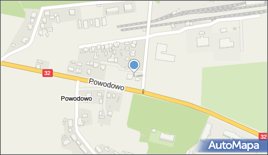 Paczkomat InPost POVD01BAPP, Powodowo 38b, Powodowo 64-200