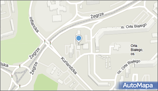 Paczkomat InPost POZ06APP, os. Orła Białego 5, Poznań 61-250