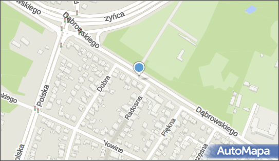 Paczkomat InPost POZ138M, Jana Henryka Dąbrowskiego 182, Poznań 60-594