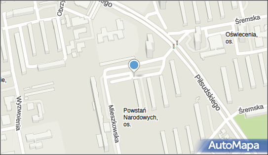 Paczkomat InPost POZ13APP, Osiedle Powstań Narodowych 28, Poznań 61-214