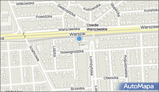 Paczkomat InPost POZ17N, Nowogrodzka 13/15, Poznań 61-047