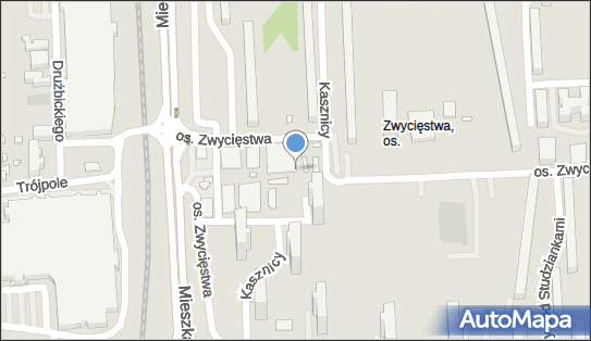 Paczkomat InPost POZ181M, Os. Zwycięstwa 109, Poznań 61-653