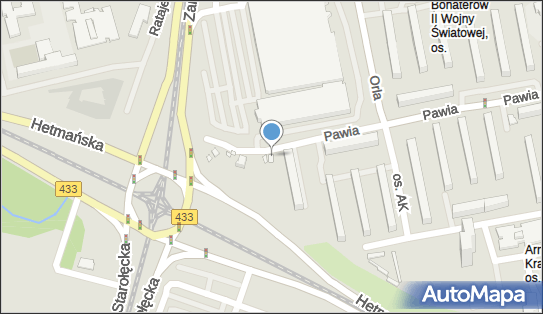 Paczkomat InPost POZ22H, Pawia 89, Poznań 61-375