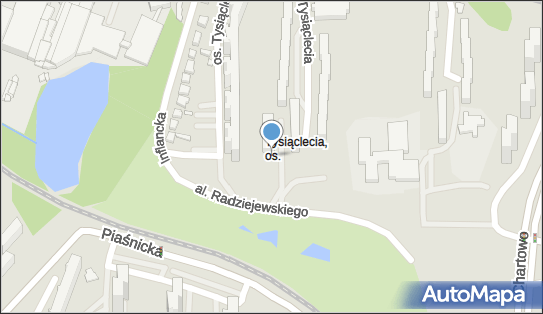 Paczkomat InPost POZ239M, Al. Ks. M. Radziejewskiego 4, Poznań 61-255