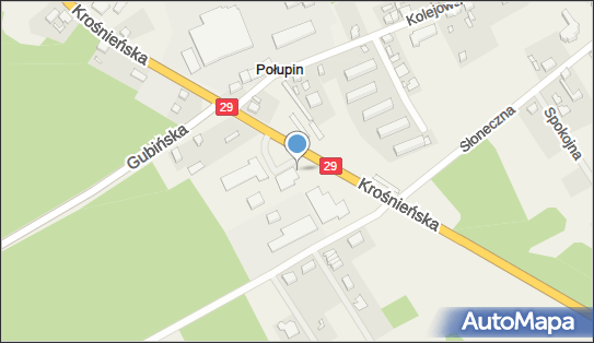 Paczkomat InPost PPN01M, Krośnieńska 10 A, Połupin 66-600