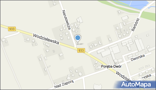 Paczkomat InPost PQRE01APP, Narutowicza 2A, Poręba 43-200