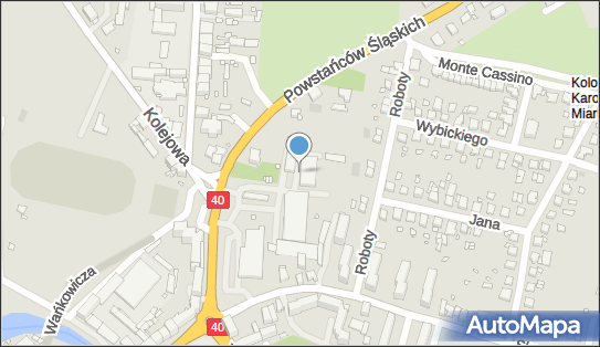 Paczkomat InPost PRD01N, Powstańców Śląskich 2, Prudnik 48-200