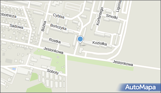 Paczkomat InPost PRD09M, Łangowskiego 1B, Prudnik 48-200