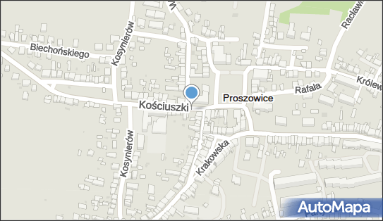 Paczkomat InPost PRO01BAPP, Kościuszki 1, Proszowice 32-100