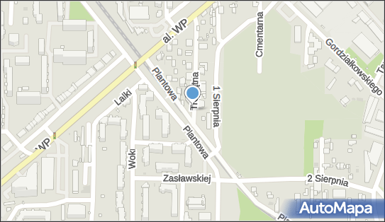 Paczkomat InPost PRU02BAPP, Trójkątna 6, Pruszków 05-800