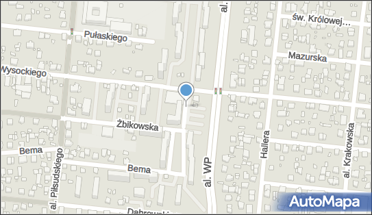 Paczkomat InPost PST04M, Piotra Wysockiego 3, Piastów 05-820
