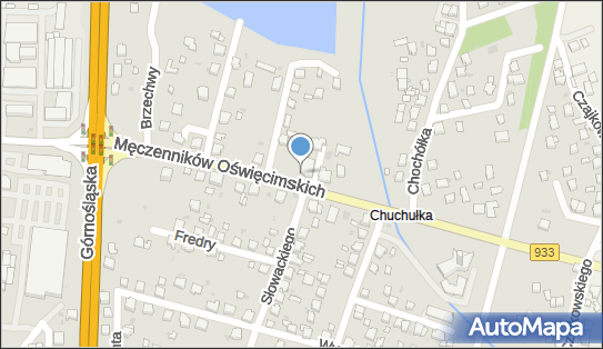 Paczkomat InPost PSZ03M, Męczenników Oświęcimskich 19, Pszczyna 43-200