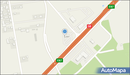 Paczkomat InPost PSZN01BAPP, Proszenie 1 C, Proszenie 97-320