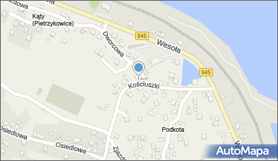 Paczkomat InPost PTE03M, Dworcowa 1, Pietrzykowice 34-326