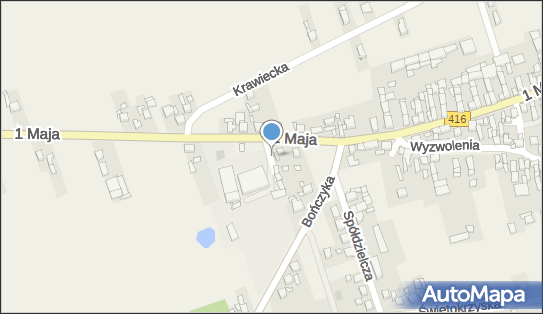 Paczkomat InPost PWI01M, 1 maja 86, Pietrowice Wielkie 47-480