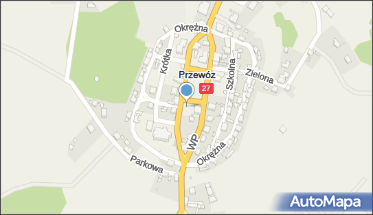 Paczkomat InPost PXR01M, Plac Partyzantów 1, Przewóz 68-132