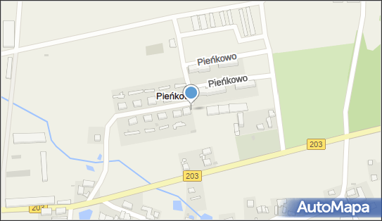 Paczkomat InPost PXV01M, Pieńkowo 49A, Pieńkowo 76-113