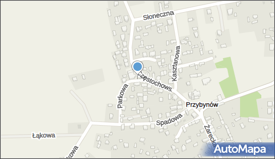 Paczkomat InPost PZBY01BAPP, Częstochowska 11, Przybynów 42-310