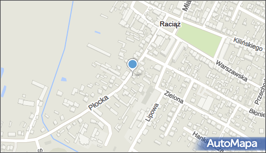 Paczkomat InPost RAA01M, Płocka 21, Raciąż 09-140