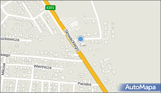 Paczkomat InPost RAD74M, Słowackiego 259, Radom 26-604