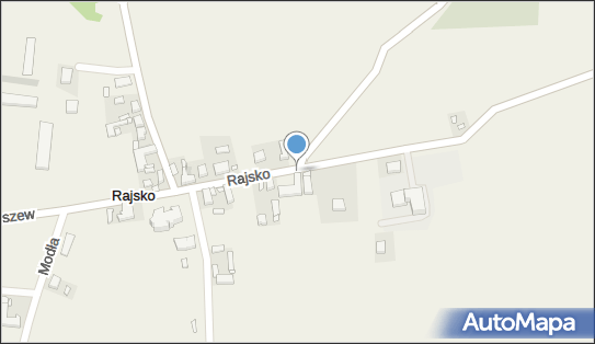 Paczkomat InPost RASQ01BAPP, Rajsko 6, Rajsko 62-860