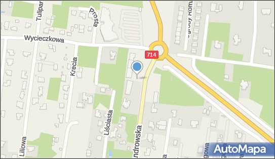 Paczkomat InPost REA01BAPP, Aleksandrowska 2, Rąbień 95-070