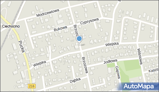 Paczkomat InPost RED03N, Brzozowa 7, Reda 84-240