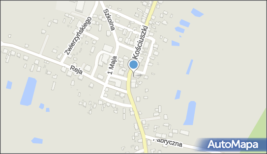 Paczkomat InPost REJ01BAPP, Kościuszki 107, Rejowiec 22-360