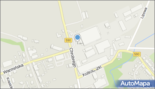 Paczkomat InPost RES01ML, Chrobrego 5B, Reszel 11-440