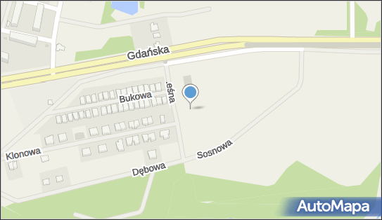 Paczkomat InPost RIW01BAPP, Leśna 1, Redzikowo 76-200