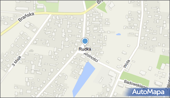 Paczkomat InPost RKA01M, Ciechanowiecka 21, Rudka 17-123