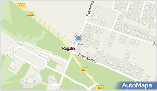 Paczkomat InPost ROGA01M, Poznańska 2, Rogalin 62-022