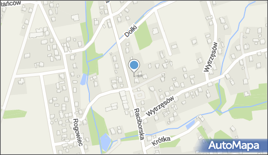 Paczkomat InPost ROX01M, Raciborska 86, Rogów 44-362