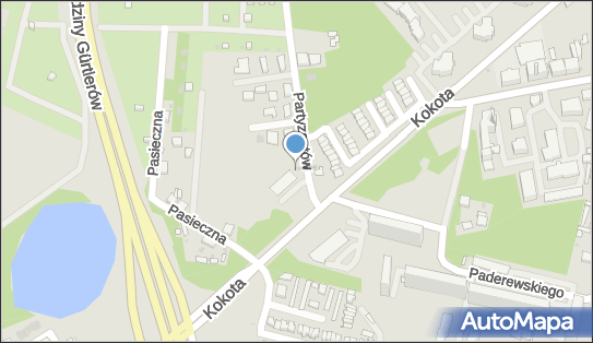 Paczkomat InPost RSL05M, Partyzantów 1, Ruda Śląska 41-707