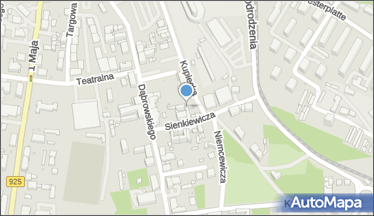 Paczkomat InPost RSL28M, Sienkiewicza 6, Ruda Śląska 41-710