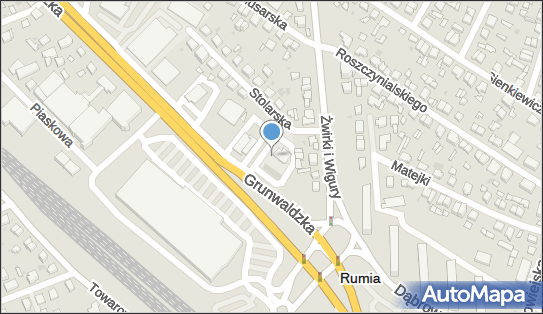 Paczkomat InPost RUM01N, Grunwaldzka 2, Rumia 84-230