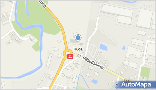 Paczkomat InPost RUU01M, Ruda 1B, Ruda 64-610