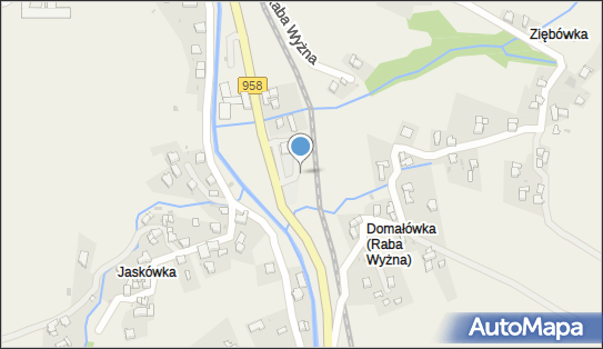 Paczkomat InPost RWZ01M, Raba Wyżna 645, Raba Wyżna 34-721