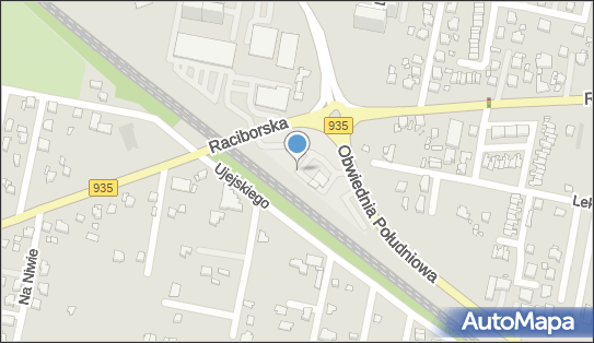 Paczkomat InPost RYB01N, Raciborska 121, Rybnik 44-210